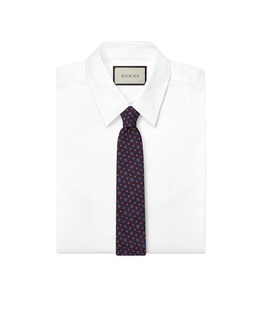Gucci Purple Pointed Tie for men