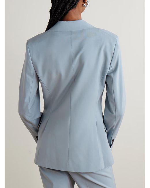Theory Blue Lynnia Wool-Blend Blazer