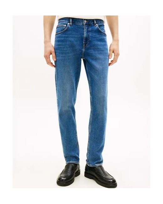 Tommy Hilfiger Blue Denton Regular Jeans for men