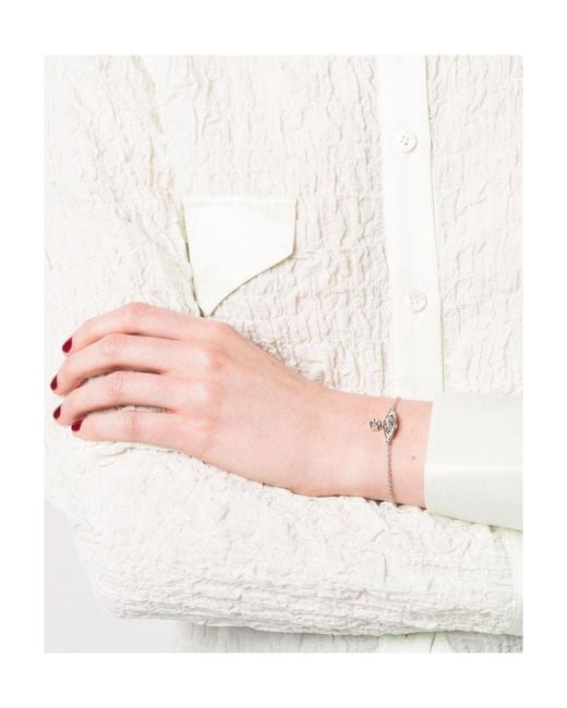 Vivienne Westwood Metallic Orb-Charm Embellished Bracelet