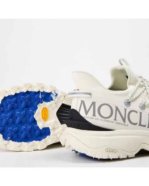 Moncler White Low-Top Sneakers for men
