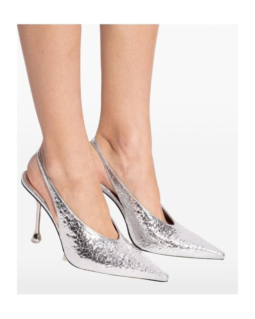 Jimmy Choo White Flat Shoes