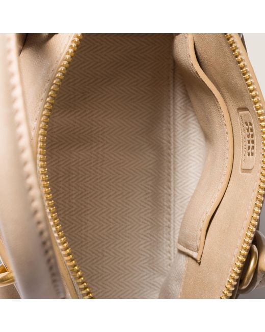 Miu Miu Natural Aventure Mini Nappa Leather Bag