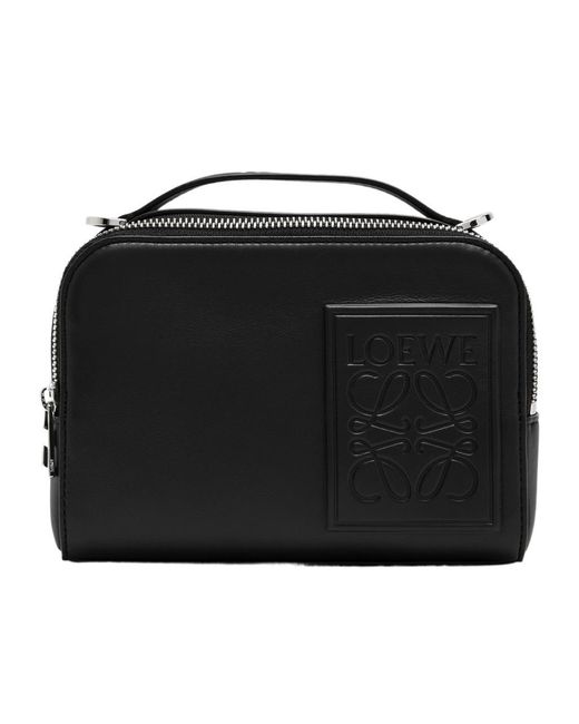 Loewe Black Zipper Camera Shoulder Bag for men