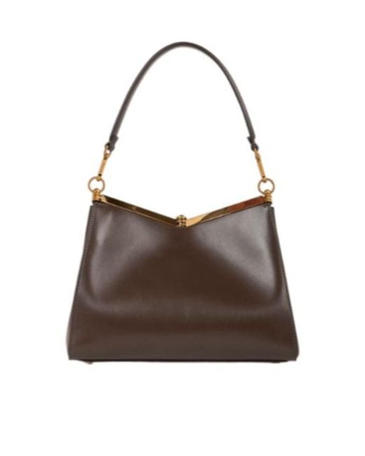 Etro Brown Vela Medium Shoulder Bag