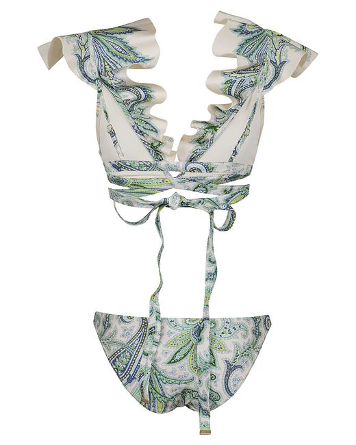 Zimmermann Blue Bikini Costume