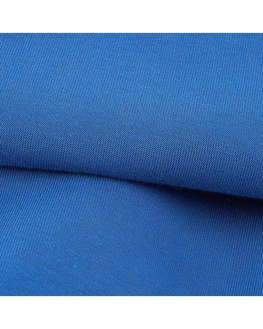 Max Mara Blue Long-Sleeved Hooded Sweatshirt