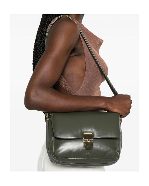 A.P.C. Black Grace Soft Shoulder Bag