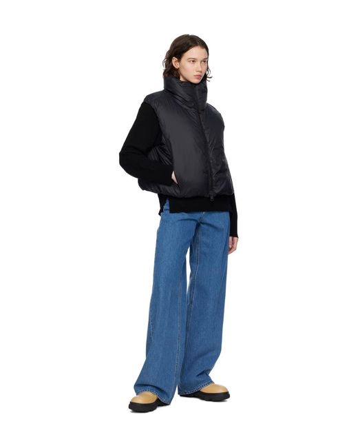 Canada Goose Black Spessa Cropped Down Gilet