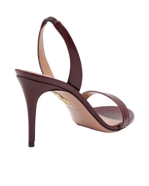 Aquazzura Pink Open-Toe High-Heeled Sandals
