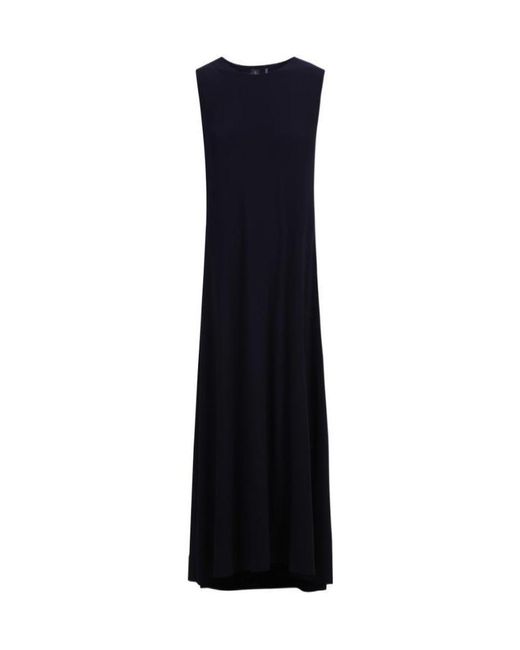 Norma Kamali Blue Sleeveless Maxi Dress