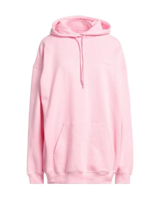 Balenciaga Pink Fashionable Hooded Sweatshirt