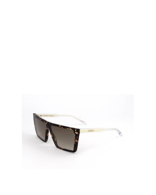 Isabel Marant Gray Rectangle Frame Sunglasses