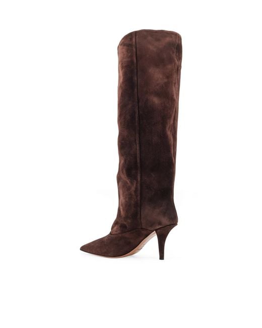 Paris Texas Brown Pointed Toe Boots