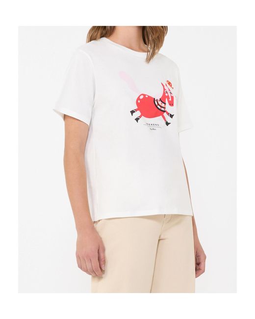 Weekend by Maxmara White Short-Sleeved T-Shirt