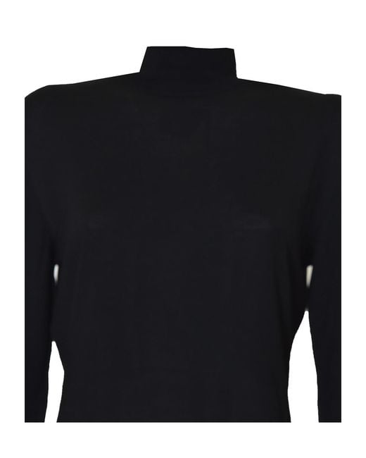 Moschino Black Boutique Turtleneck Knitted Jumper
