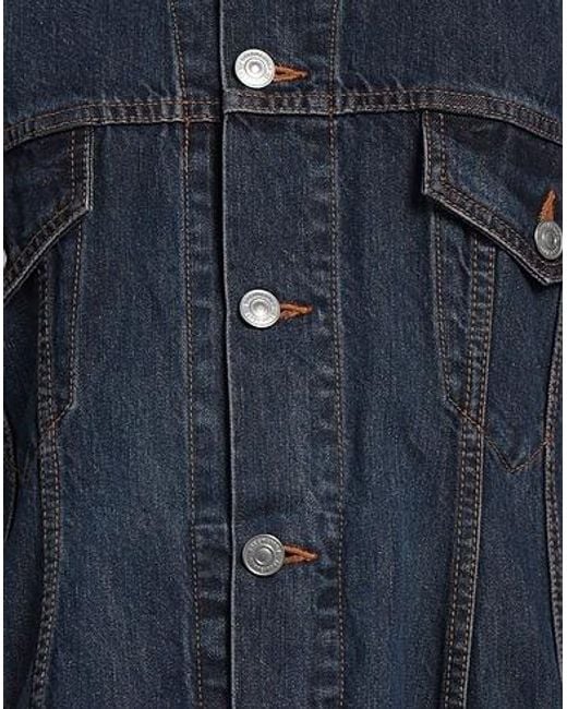 Balenciaga Blue Dark Denim Jacket
