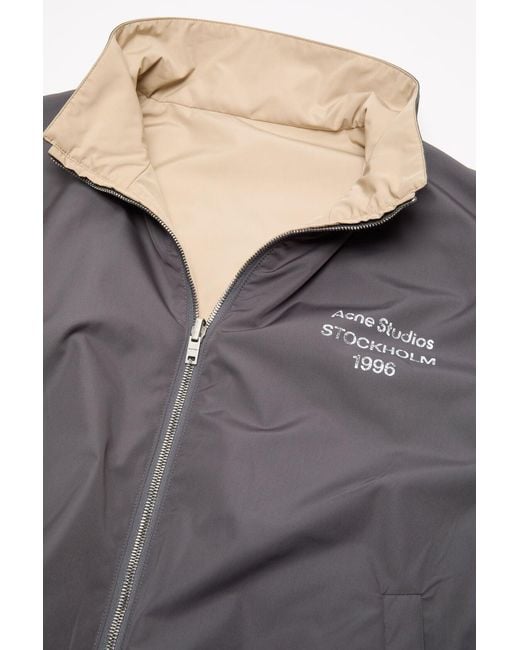 Acne Natural Reversible Logo Jacket for men