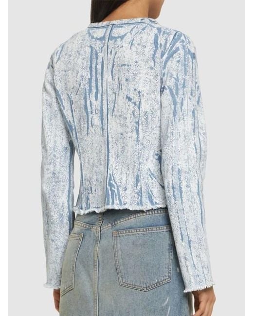 Acne Blue Long-Sleeved Denim Jacket