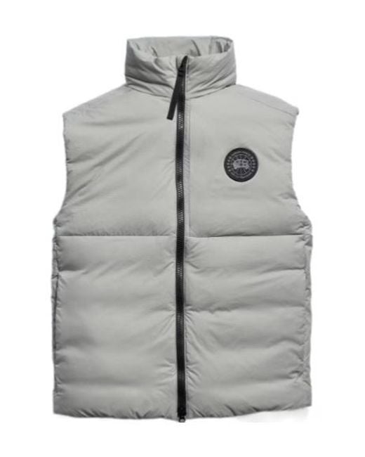 Canada Goose Gray Lodge Vest Disc for men
