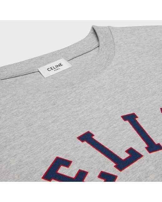 Céline Gray Short-Sleeved T-Shirt