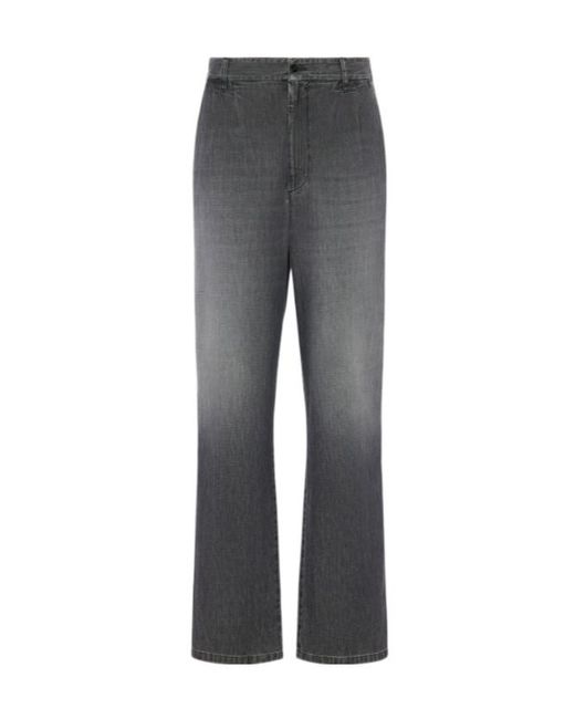 Maison Margiela Gray Washed Effect Jeans for men