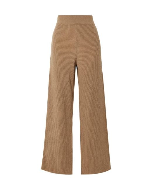 LeKasha Natural Wide-Leg Casual Pants
