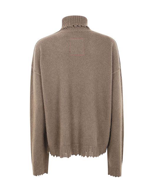 Uma Wang Brown Turtleneck Sweater