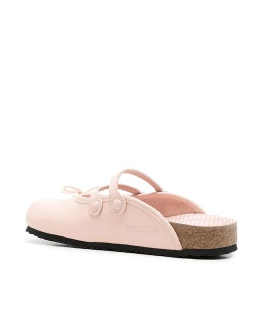 Repetto White X Birkenstock Round-Toe Mules