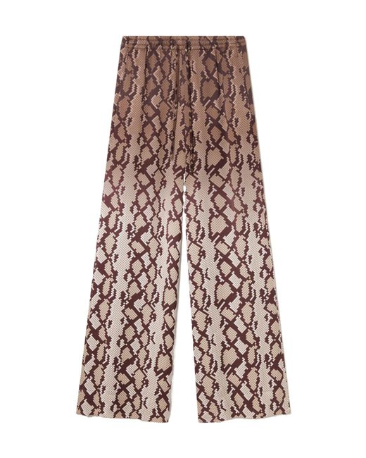Stella McCartney White Printed Oversized Drawtstring Trousers