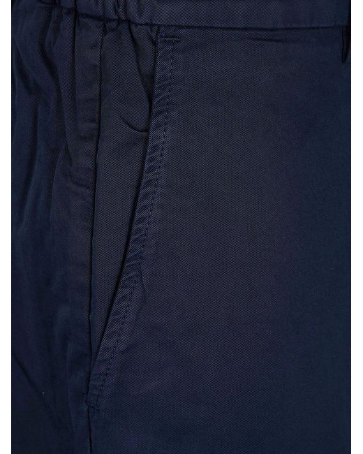 Eleventy Blue Wide Leg Shorts for men