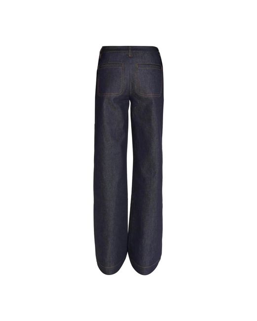 A.P.C. Blue Straight Leg Jeans