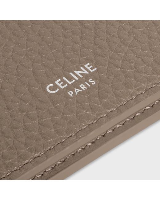 Céline Brown Bi-Fold Card Holder for men