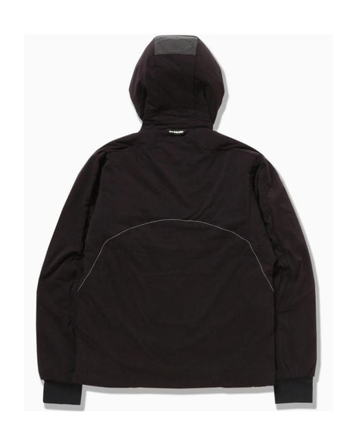 And Wander Brown Hooded Casual Jacket for men