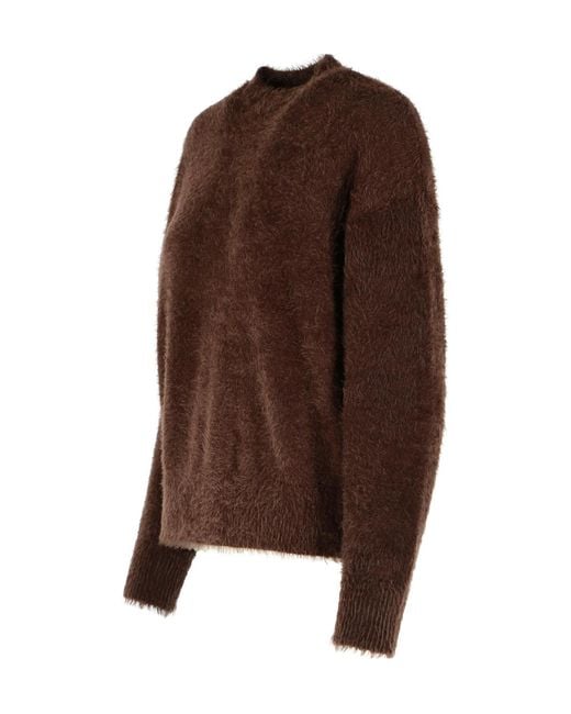 Moschino Brown Polyamide Sweater