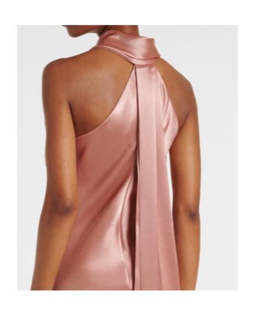 Galvan Multicolor Pandora Satin Gown