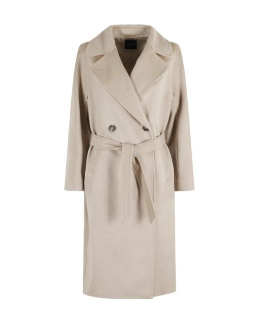 Weekend by Maxmara Natural Resina Belted Coat