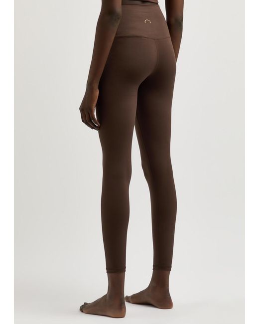 Varley Brown Freesoft Stretch-Jersey Leggings