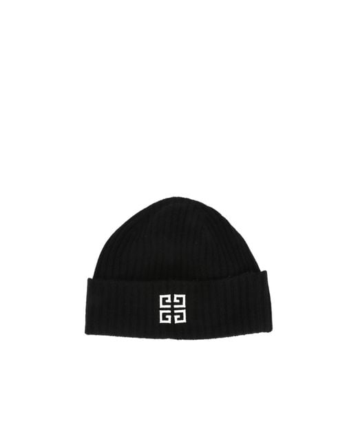 Givenchy Black Contrasting Logo Hat for men