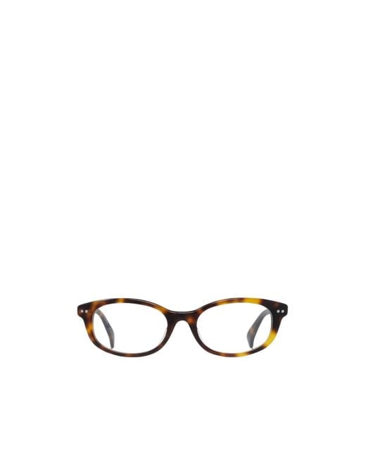 KENZO White Oval Frame Glasses for men