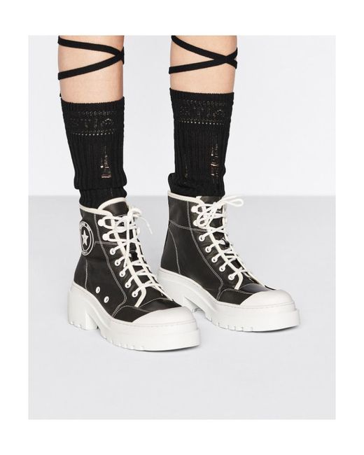 Dior Black Christian D-Rise Ankle Boots