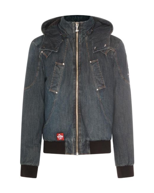 Moose Knuckles Gray Zipped Hooded Jacket for men