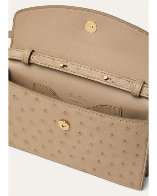 Loro Piana Natural Extra Pochette Shoulder Bag