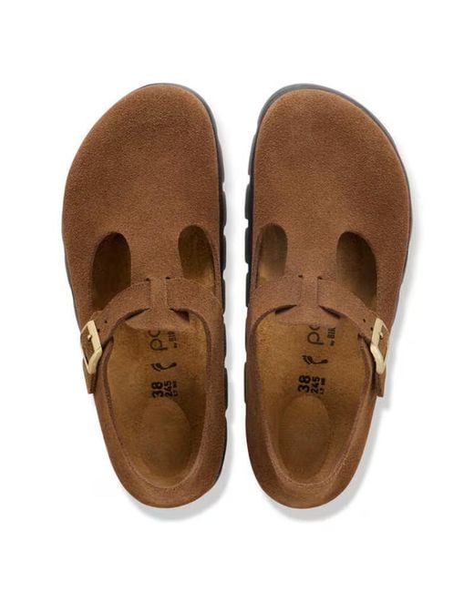 Birkenstock Brown Paris Chunky Mary Jane Sandals