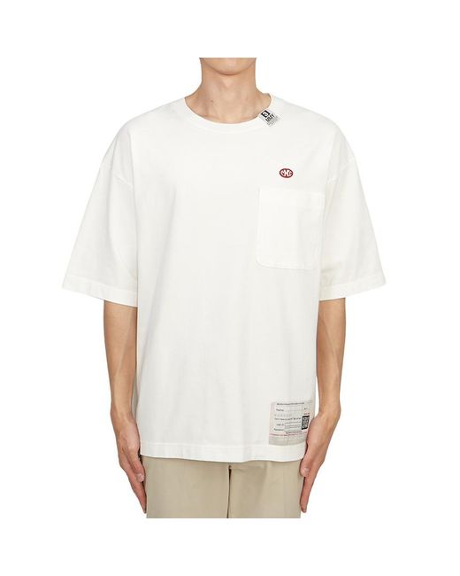 Maison Mihara Yasuhiro White Lo Fi Vision Crewneck T-Shirt for men