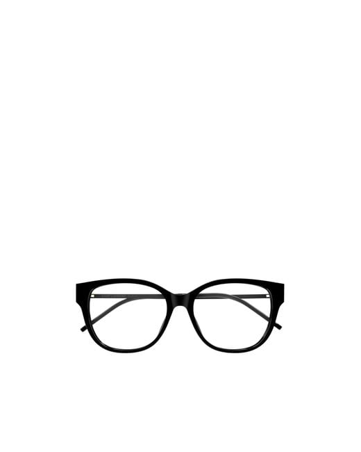 Saint Laurent White Rectangular Flat Mirror