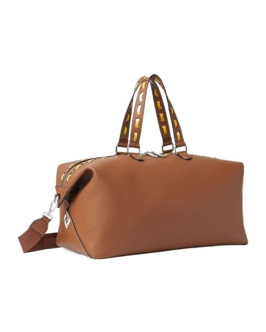 Fendi Brown Lui 45 Duffle Bag for men
