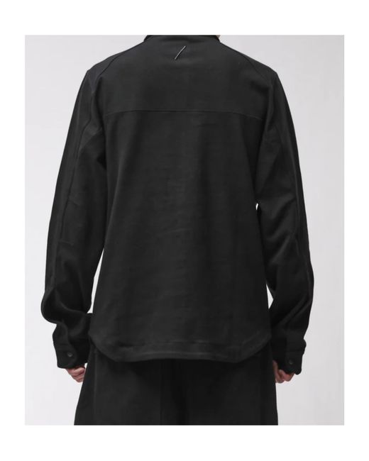 Thom Krom Black Long-Sleeved Casual Jacket for men