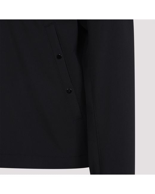 Stone Island Black High Neck Zipped Jacket for men