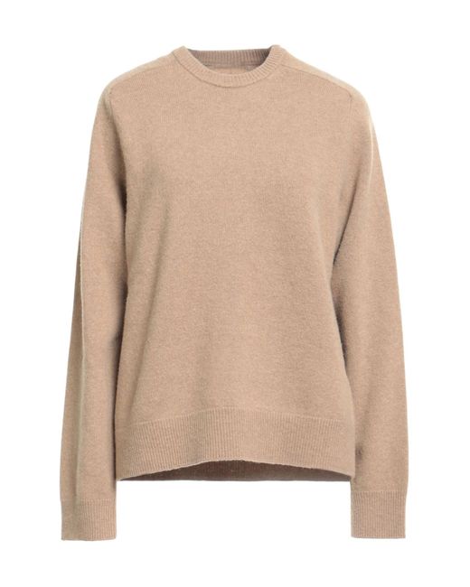 Maison Margiela Natural Light Lightweight Wool Knit Sweater